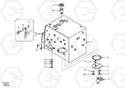 96347 Fuel tank with fitting parts EW170 & EW180 SER NO 3031-, Volvo Construction Equipment