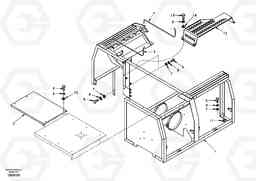 35032 Cowl frame, cover and hood EW170 SER NO 3031-, Volvo Construction Equipment