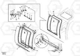 33009 Windshield EW170 & EW180 SER NO 3031-, Volvo Construction Equipment