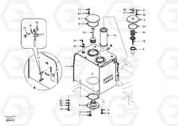 105357 Hydraulic oil tank EW170 SER NO 3031-, Volvo Construction Equipment