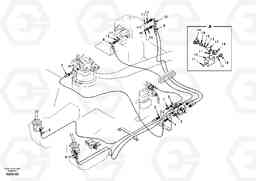 14711 Servo system, control valve to remote control valve EW170 SER NO 3031-, Volvo Construction Equipment