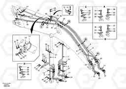 72930 Working hydraulic, boom EW170 SER NO 3031-, Volvo Construction Equipment