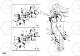 55821 Working hydraulic, clamshell EW170 SER NO 3031-, Volvo Construction Equipment