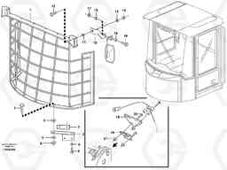 94851 Windshild guard for windshield. L50E BRAZIL, S/N 71001 -, Volvo Construction Equipment