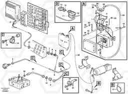 104145 Cable harness, secondary steering system. L120E S/N 16001 - 19668 SWE, 64001- USA, 70701-BRA, Volvo Construction Equipment