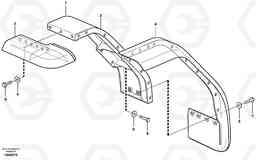 31824 Fender, front L70F, Volvo Construction Equipment