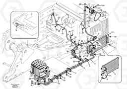 74712 Air conditioning line, cooling and heater EC460B, Volvo Construction Equipment