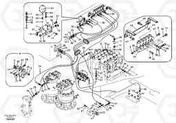 47560 Servo system, control valve to solenoid valve EC460B, Volvo Construction Equipment