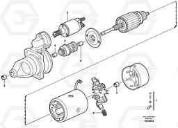 11379 Starter motor EW145B, Volvo Construction Equipment