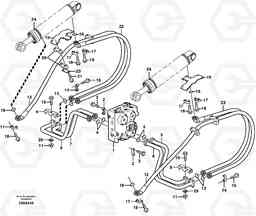 41020 Hydraulic system, lift function L70E, Volvo Construction Equipment