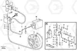62542 Parking brake L110E S/N 1002 - 2165 SWE, 60001- USA,70201-70257BRA, Volvo Construction Equipment