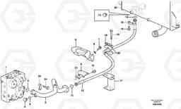 86286 Hydraulic system, return line L70E, Volvo Construction Equipment