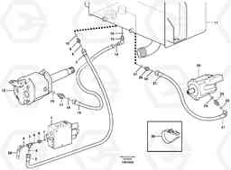 32508 Hydraulic system, return line L70E, Volvo Construction Equipment