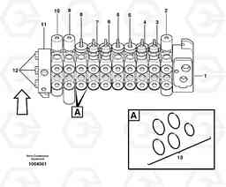 101931 Valve body BL71, Volvo Construction Equipment