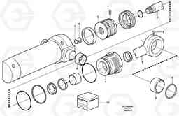 44093 Swing cylinder BL71, Volvo Construction Equipment