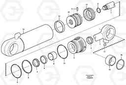 14148 Bucket cylinder BL70, Volvo Construction Equipment