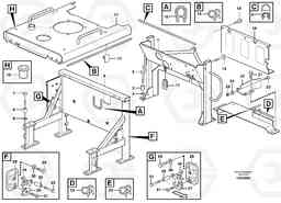 104663 Engine cover L110E S/N 1002 - 2165 SWE, 60001- USA,70201-70257BRA, Volvo Construction Equipment