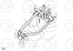 10227 Turning joint line, control valve to turning joint EC150, Volvo Construction Equipment