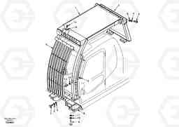 39158 Falling object guards EC150, Volvo Construction Equipment