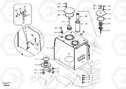 105358 Hydraulic oil tank EC150, Volvo Construction Equipment