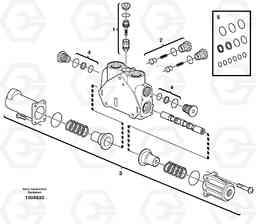 40512 Valve section BL70, Volvo Construction Equipment