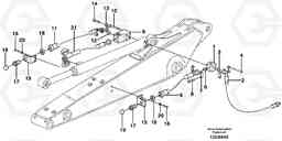 14392 Grab equipment, with shutoff cocks, handling dipper EW160B, Volvo Construction Equipment