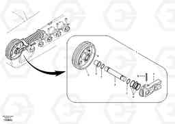 28111 Front idler EC150, Volvo Construction Equipment