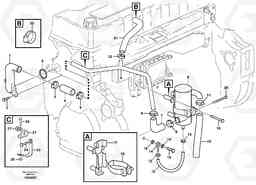 77903 Crankcase ventilation T450D, Volvo Construction Equipment