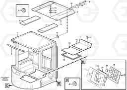 25366 Cab body, roof and floor panel L110E S/N 2202- SWE, 61001- USA, 70401-BRA, Volvo Construction Equipment