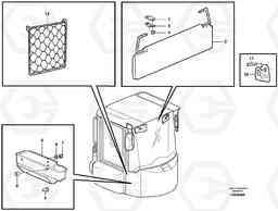 41015 Interior components L110E S/N 1002 - 2165 SWE, 60001- USA,70201-70257BRA, Volvo Construction Equipment