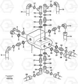 51512 Shift valve with fitting parts L60F, Volvo Construction Equipment