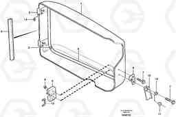 20405 Filter cover L110E S/N 1002 - 2165 SWE, 60001- USA,70201-70257BRA, Volvo Construction Equipment