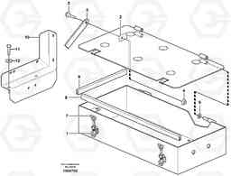 25205 Tool box L70E, Volvo Construction Equipment