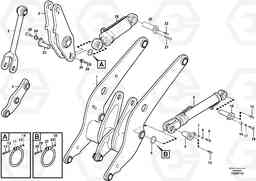 44531 Lifting- and tilt cylinder with assembly parts. L60E, Volvo Construction Equipment