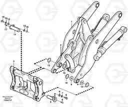 44532 Assemble attachment bracket. L60E, Volvo Construction Equipment