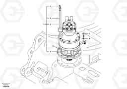 19474 Swing motor with mounting parts EC160B PRIME S/N 12001-, Volvo Construction Equipment