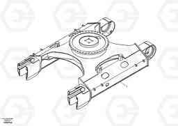 11735 Undercarriage frame EC160B, Volvo Construction Equipment