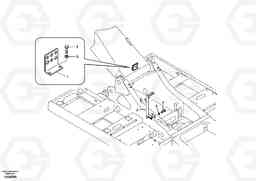 10830 Hydraulic lines bracket-quickfit, rotator, hose repture EC160B, Volvo Construction Equipment