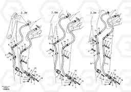 45720 Working hydraulic, hammer and shear for dipper arm EC180B, Volvo Construction Equipment