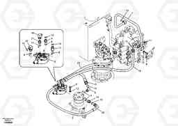 8889 Working hydraulic, dozer blade EC160B, Volvo Construction Equipment