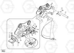 81104 Attachment bracket, quickfit EC160B PRIME S/N 12001-, Volvo Construction Equipment