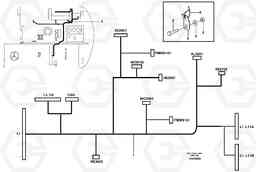 96013 Cable harness, Diesel engine, L1 EW160B, Volvo Construction Equipment