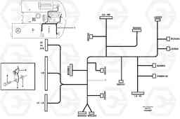 24493 Cable harness, L8 EW160B, Volvo Construction Equipment