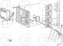 43021 Electrical distribution box L110E S/N 1002 - 2165 SWE, 60001- USA,70201-70257BRA, Volvo Construction Equipment