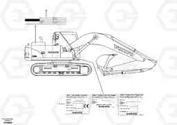 8041 Product identification plate EC160B, Volvo Construction Equipment