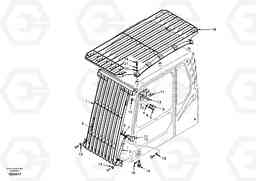 33970 Falling object guards EW170 & EW180 SER NO 3031-, Volvo Construction Equipment