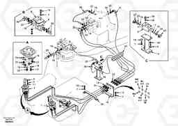 11732 Servo system, control valve to remote control valve EW170 & EW180 SER NO 3031-, Volvo Construction Equipment