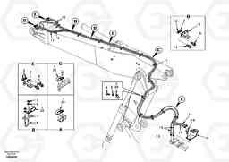 32944 Quickfit and rotator hydraulic, adjustable boom EW170 & EW180 SER NO 3031-, Volvo Construction Equipment
