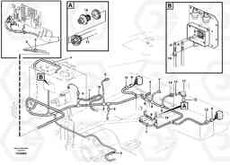 15422 Cable harness, rear L110E S/N 1002 - 2165 SWE, 60001- USA,70201-70257BRA, Volvo Construction Equipment
