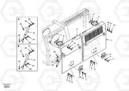 33007 Door, side EW170 & EW180 SER NO 3031-, Volvo Construction Equipment